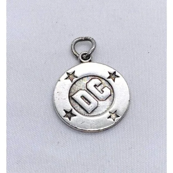 Tiffany & Co Sterling Silver 925 DC Comics Theme Charm Pendant Collectors Piece